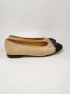 Sapatilha Chanel bicolor