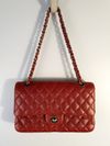 Bolsa Chanel Double Flap Caviar média