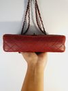 Bolsa Chanel Double Flap Caviar média