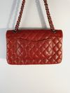 Bolsa Chanel Double Flap Caviar média