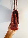 Bolsa Chanel Double Flap Caviar média