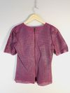 Blusa Cris Capoani couro