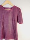 Blusa Cris Capoani couro