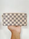 Carteira Louis Vuitton Clemence Damier Azur