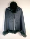 Manta cashmere e pele