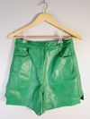 Shorts Juliana Sanmartin couro