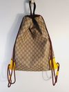 Mochila Gucci GG Supreme Drawstring Backpack