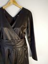 Vestido Lita Mortari couro