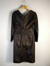 Vestido Lita Mortari couro