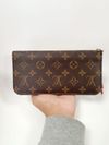 Carteira Louis Vuitton Monogram Fleuri Insolite Rouge