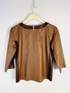 Blusa Juliana Sanmartin Couro