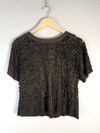 Blusa Loma couro