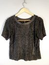 Blusa Loma couro