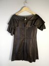 Vestido Loma couro