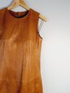 Vestido Vince couro