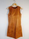 Vestido Vince couro