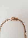 Pulseira Riviera em ouro e brilhantes