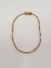 Pulseira Riviera em ouro e brilhantes