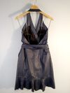 Vestido Animale couro