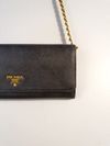 Bolsa Prada Saffiano Lux Wallet On Chain