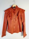 Camisa Zinnia couro