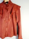 Camisa Zinnia couro