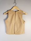 Blusa Francy Vasconcelos couro