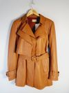 Trench Coat Minimale couro