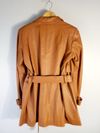Trench Coat Minimale couro