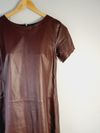 Vestido Bria couro