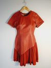 Vestido Juliana Sanmartin couro