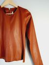 Blusa R Dall´Azen couro