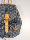 Mochila Louis Vuitton Montsouris Monogran Denim