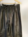 Calça Cris Barros couro