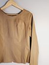 Blusa Zinnia couro