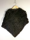 Poncho em pele