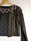 Blusa Cruise couro