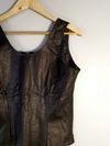 Blusa Conceitto couro