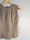 Blusa Juliana Sanmartin couro