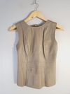 Blusa Juliana Sanmartin couro