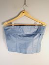 Cropped Danúbia Leather couro