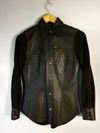 Camisa Francy Vasconcelos couro