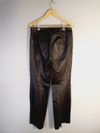 Calça Cris Barros couro