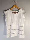 Blusa Zinnia couro