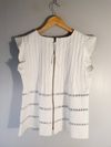 Blusa Zinnia couro