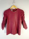 Blusa Cruise couro