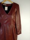 Vestido Liziane Richter couro