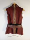 Blusa Juliana Sanmartin couro