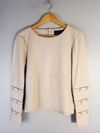 Blusa Lilly Sarti couro