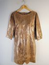 Vestido Cruise couro